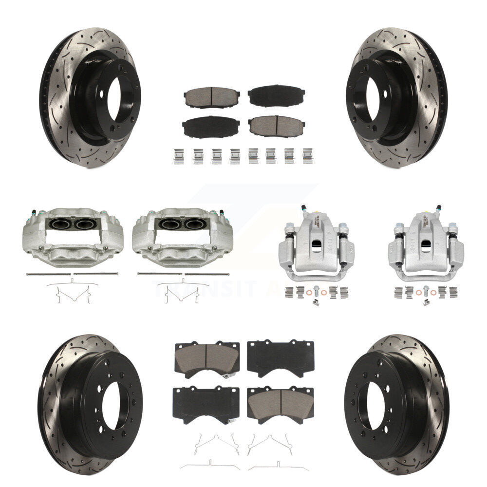 Transit Auto KCD-100234C Disc Brake Kit for 2007-2016 Toyota Sequoia, Toyota Tundra - Front and Rear product image