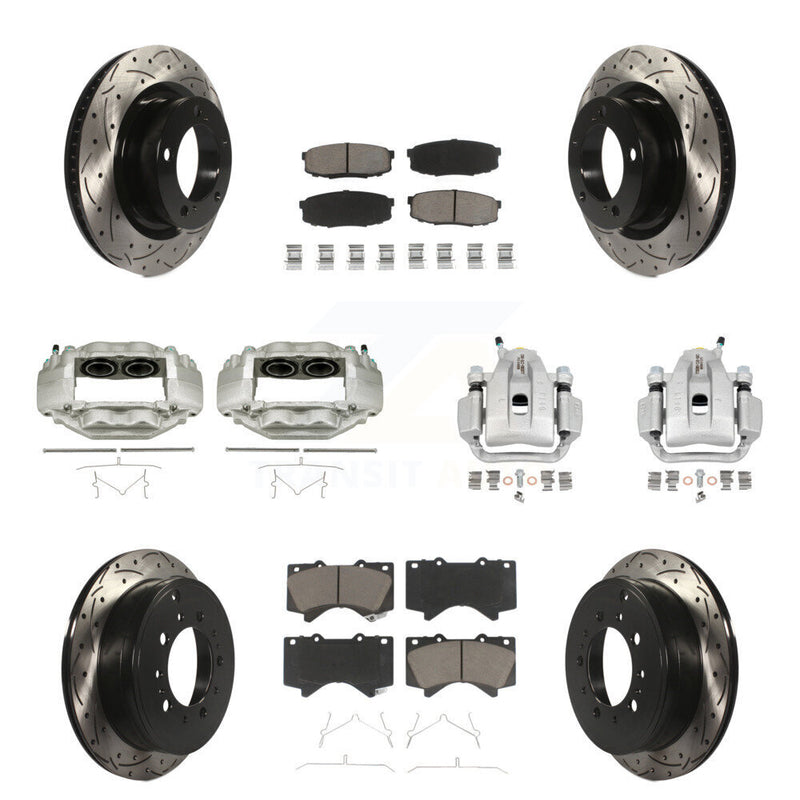 Transit Auto KCD-100234C Disc Brake Kit for 2007-2016 Toyota Sequoia, Toyota Tundra - Front and Rear product image