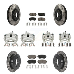 Transit Auto KCD-100235C Disc Brake Kit for 2010-2016 Kia Sportage, Hyundai Tucson - Front and Rear product image