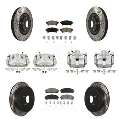 Transit Auto KCD-100236C Disc Brake Kit for 2010-2012 Toyota Sienna, Lexus RX350 - Front and Rear product image