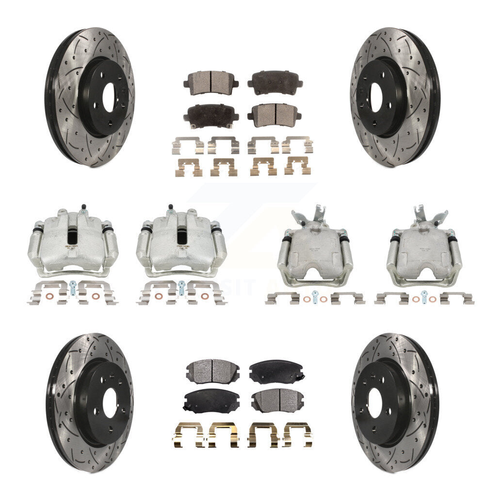 Transit Auto KCD-100236P Disc Brake Kit for 2014-2015 Chevrolet Malibu - Front and Rear product image