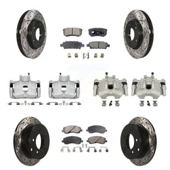 Transit Auto KCD-100236T Disc Brake Kit for 2008-2016 Mitsubishi Lancer - Front and Rear product image