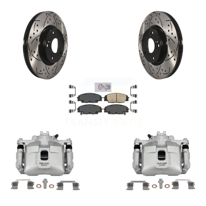 Transit Auto KCD-100237N Disc Brake Kit for 2006-2011 Honda Civic - Front product image