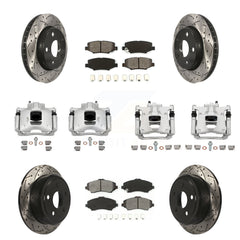 Transit Auto KCD-100237S Disc Brake Kit for 2007-2016 Jeep Wrangler - Front and Rear product image