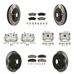 Transit Auto KCD-100238C Disc Brake Kit for 2013-2020 Toyota Highlander, Lexus RX350, Toyota Sienna - Front and Rear product image