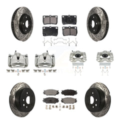 Transit Auto KCD-100238P Disc Brake Kit for 2006-2009 Lexus IS250 - Front and Rear product image