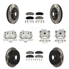 Transit Auto KCD-100240C Disc Brake Kit for 2014 Toyota Highlander - Front and Rear product image