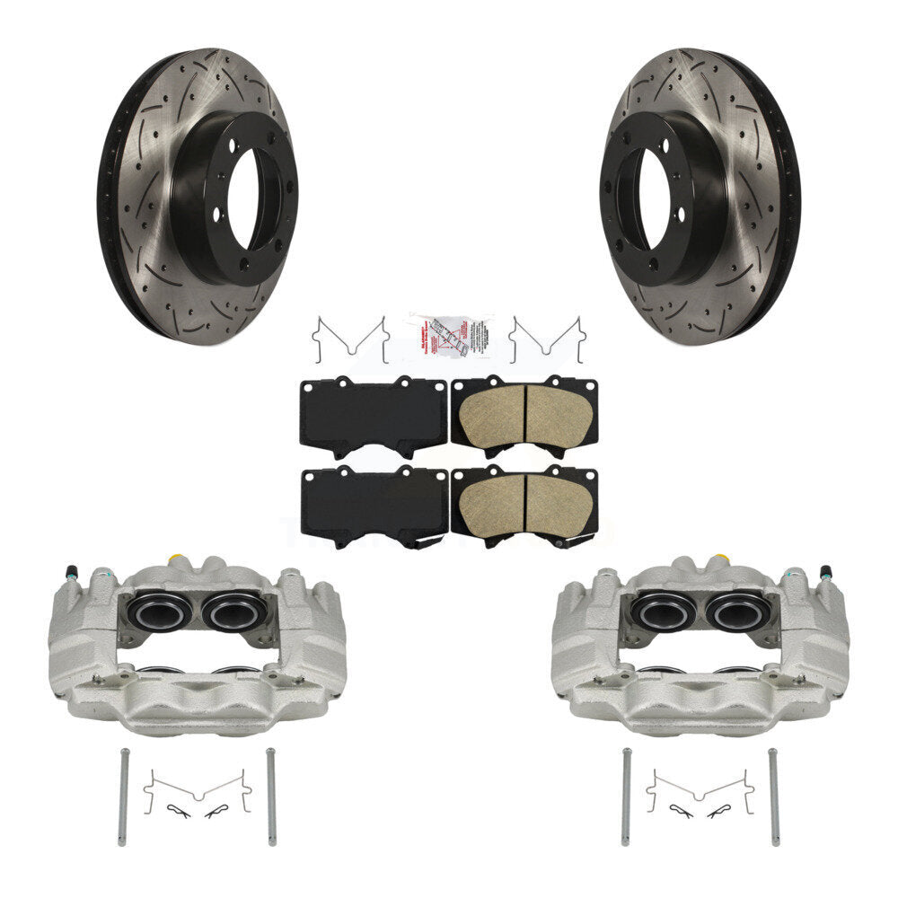 Transit Auto KCD-100240N Disc Brake Kit for 2007-2022 Toyota Tacoma, Toyota FJ Cruiser - Front product image