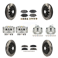 Transit Auto KCD-100240T Disc Brake Kit for 2013-2019 Ford Taurus, Ford Explorer, Ford Special Service Police Sedan & more - Front and Rear product image