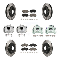 Transit Auto KCD-100241C Disc Brake Kit for 2008-2012 Ram C/V, Volkswagen Routan, Chrysler Town & Country & more - Front and Rear product image