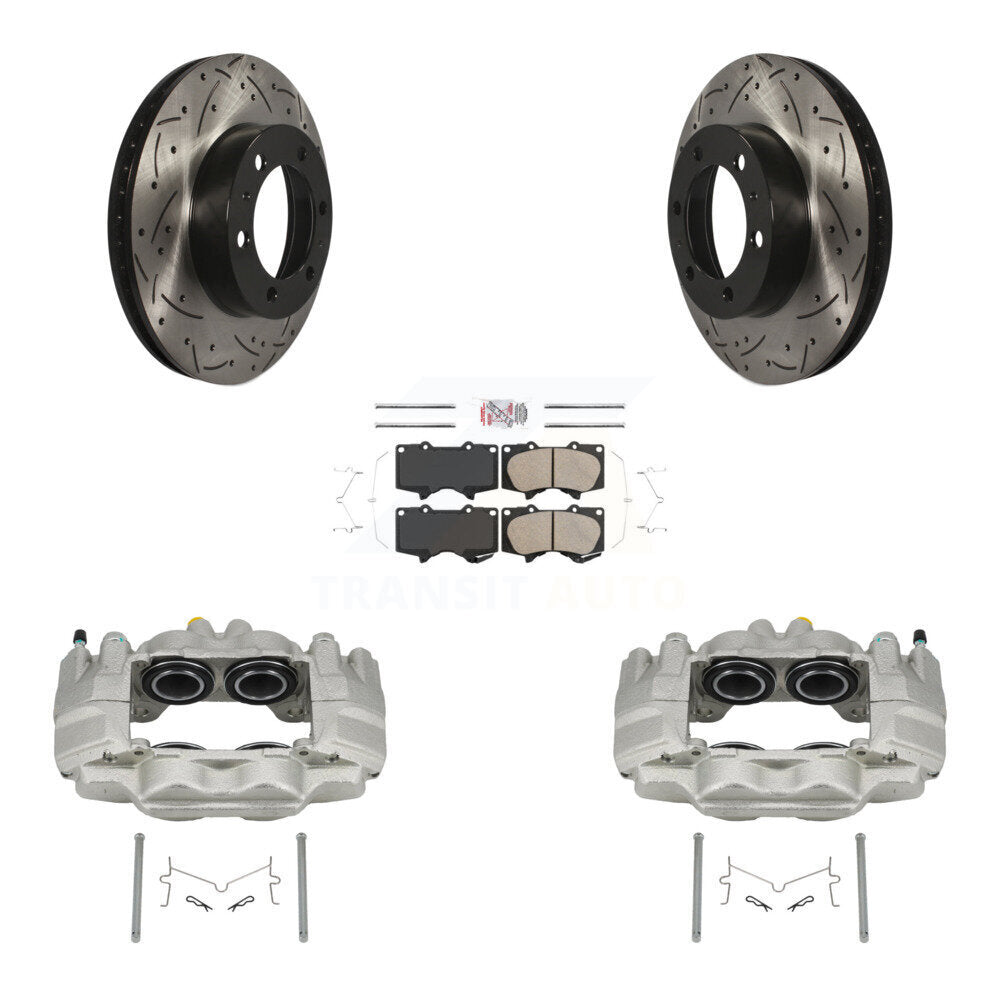 Transit Auto KCD-100241N Disc Brake Kit for 2007-2022 Toyota Tacoma, Toyota FJ Cruiser - Front product image