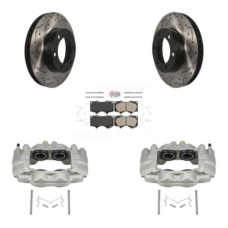 Transit Auto KCD-100241N Disc Brake Kit for 2007-2022 Toyota Tacoma, Toyota FJ Cruiser - Front product image