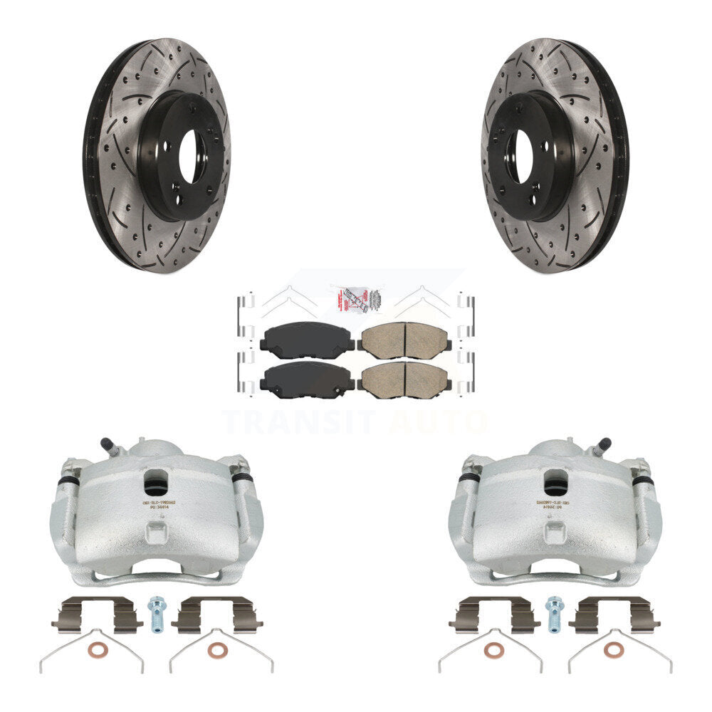 Transit Auto KCD-100242N Disc Brake Kit for 2003-2011 Honda Element - Front product image