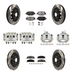 Transit Auto KCD-100242T Disc Brake Kit for 2013-2019 Ford Taurus, Ford Explorer, Lincoln MKS & more - Front and Rear product image