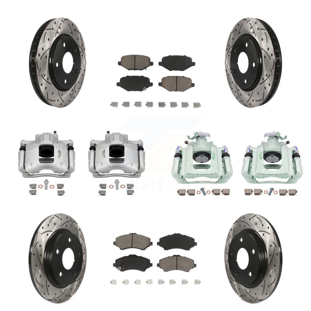 Transit Auto KCD-100243C Disc Brake Kit for 2012 Ram C/V - Front and Rear product image