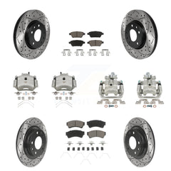 Transit Auto KCD-100244C Disc Brake Kit for 2006-2013 Mazda 6, Lincoln MKZ, Ford Fusion & more - Front and Rear product image