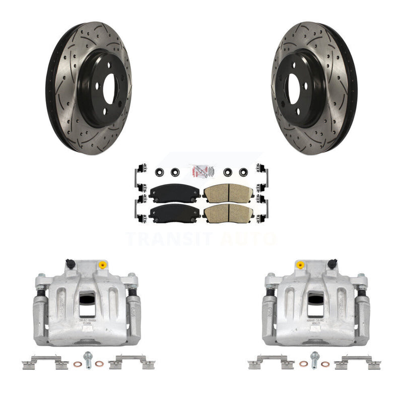 Transit Auto KCD-100246N Disc Brake Kit for 2012-2021 Chrysler 300, Dodge Charger, Dodge Challenger - Front product image