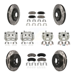 Transit Auto KCD-100247C Disc Brake Kit for 2014-2019 Nissan Rogue - Front and Rear product image