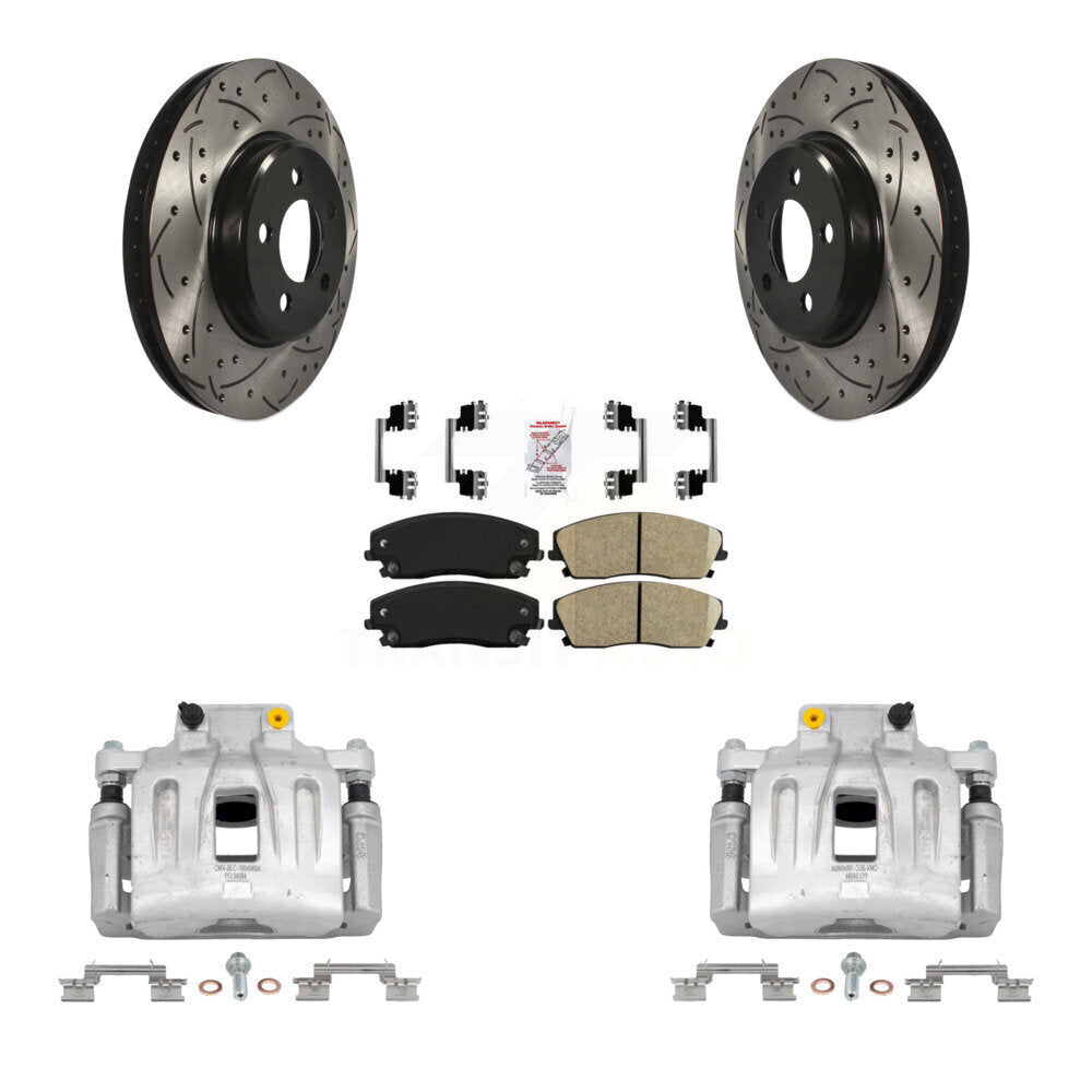 Transit Auto KCD-100247N Disc Brake Kit for 2012-2021 Chrysler 300, Dodge Charger, Dodge Challenger - Front product image