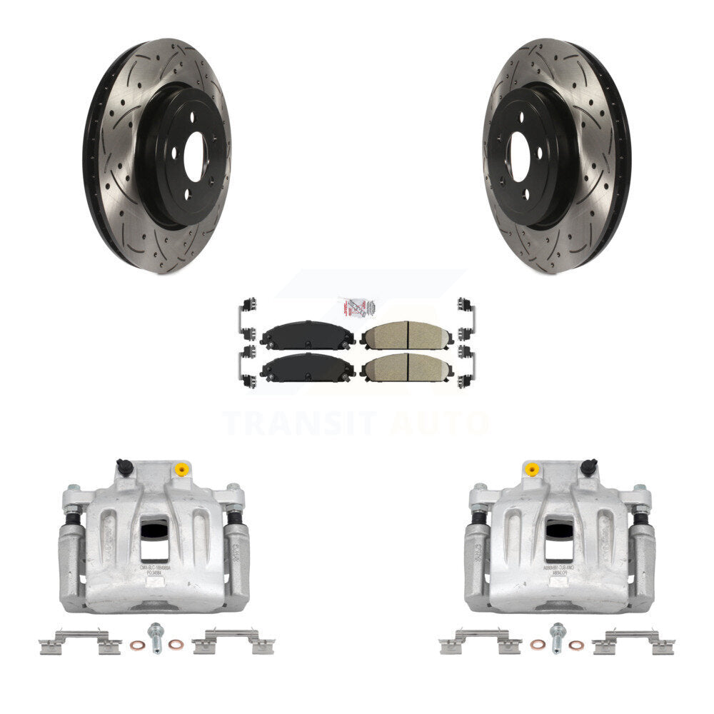 Transit Auto KCD-100248N Disc Brake Kit for 2012-2021 Chrysler 300, Dodge Challenger, Dodge Charger - Front product image