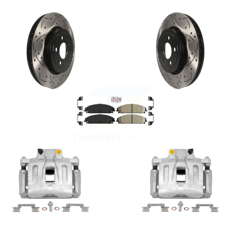 Transit Auto KCD-100248N Disc Brake Kit for 2012-2021 Chrysler 300, Dodge Challenger, Dodge Charger - Front product image