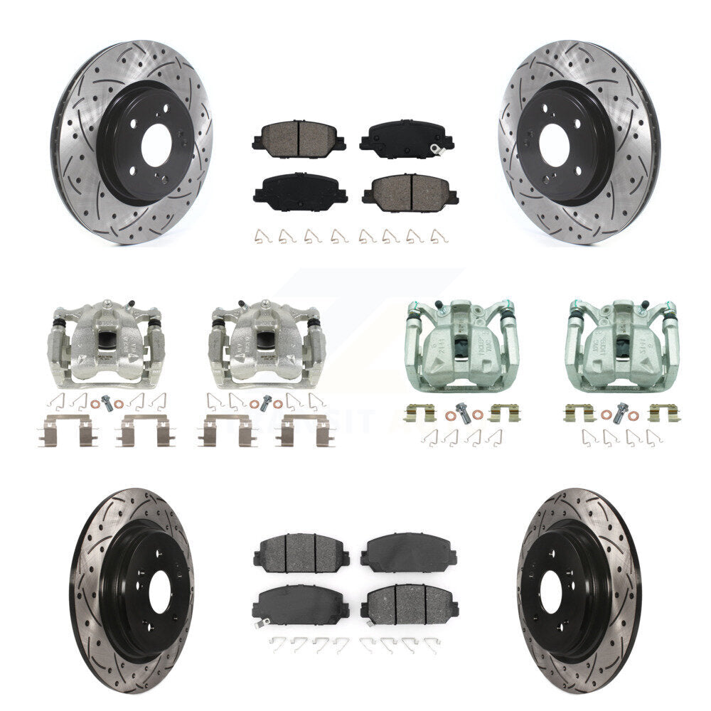 Transit Auto KCD-100248S Disc Brake Kit for 2017-2022 Honda CR-V - Front and Rear product image