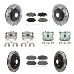 Transit Auto KCD-100248S Disc Brake Kit for 2017-2022 Honda CR-V - Front and Rear product image