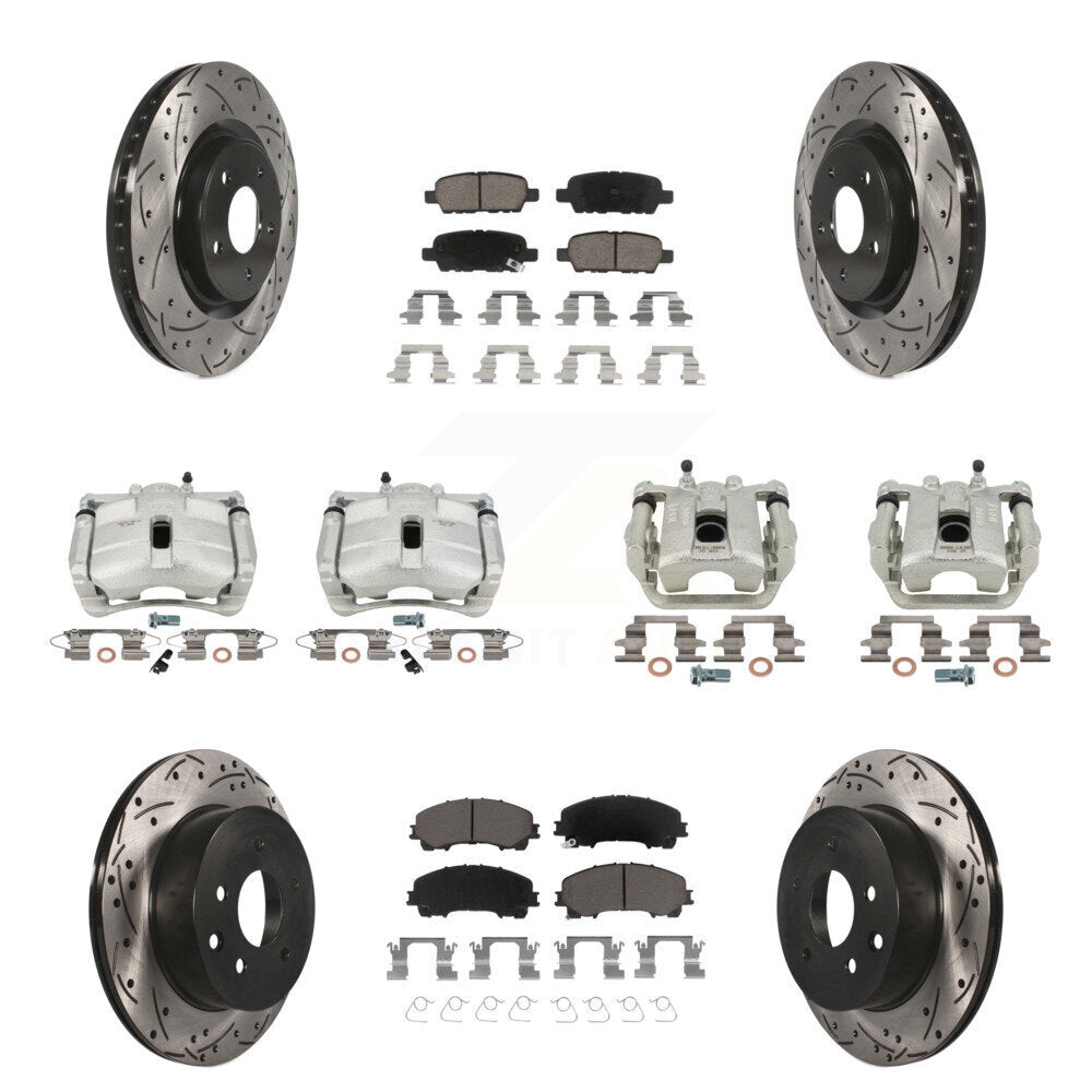 Transit Auto KCD-100249C Disc Brake Kit for 2014-2015 Nissan Rogue - Front and Rear product image