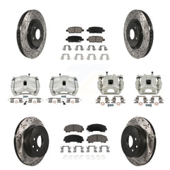 Transit Auto KCD-100249C Disc Brake Kit for 2014-2015 Nissan Rogue - Front and Rear product image