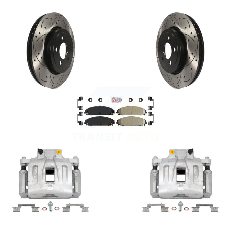 Transit Auto KCD-100249N Disc Brake Kit for 2012-2021 Chrysler 300, Dodge Challenger, Dodge Charger - Front product image