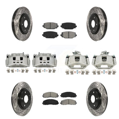 Transit Auto KCD-100249S Disc Brake Kit for 2019-2020 Dodge Grand Caravan - Front and Rear product image