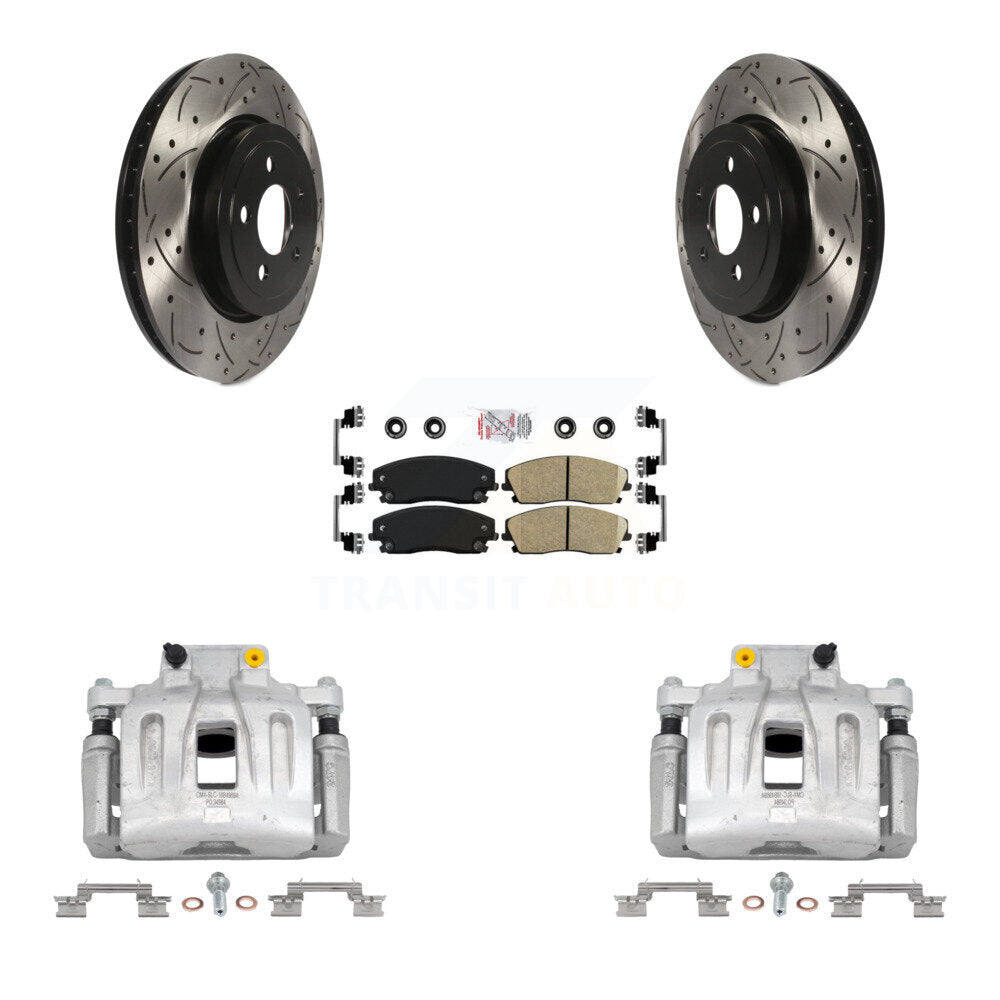 Transit Auto KCD-100250N Disc Brake Kit for 2015-2016 Dodge Charger - Front product image