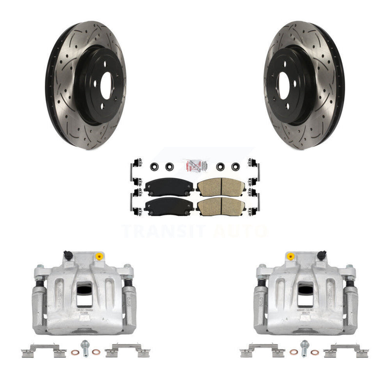 Transit Auto KCD-100250N Disc Brake Kit for 2015-2016 Dodge Charger - Front product image
