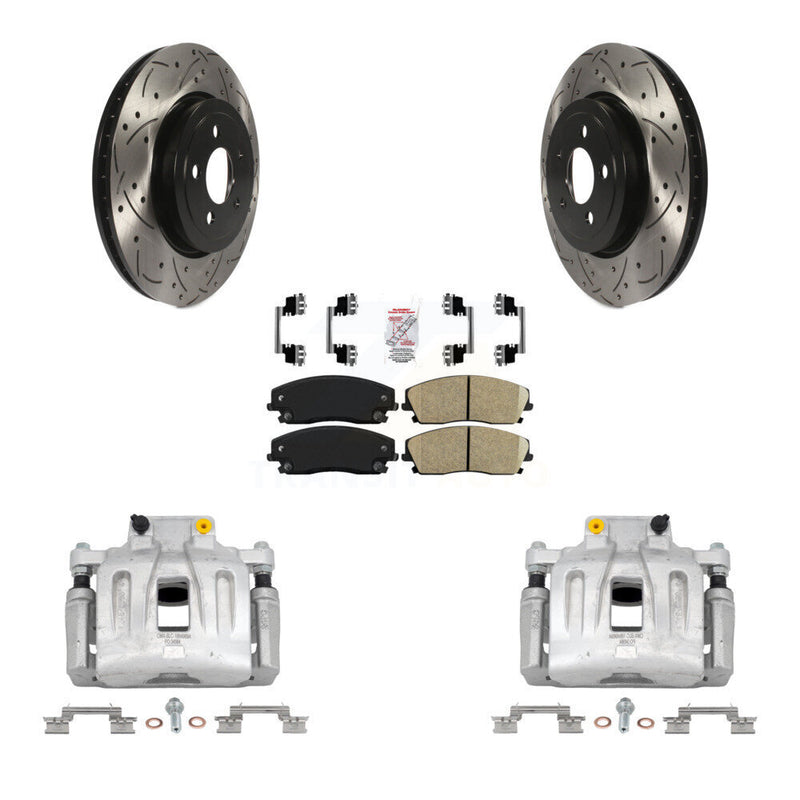 Transit Auto KCD-100251N Disc Brake Kit for 2015-2016 Dodge Charger - Front product image