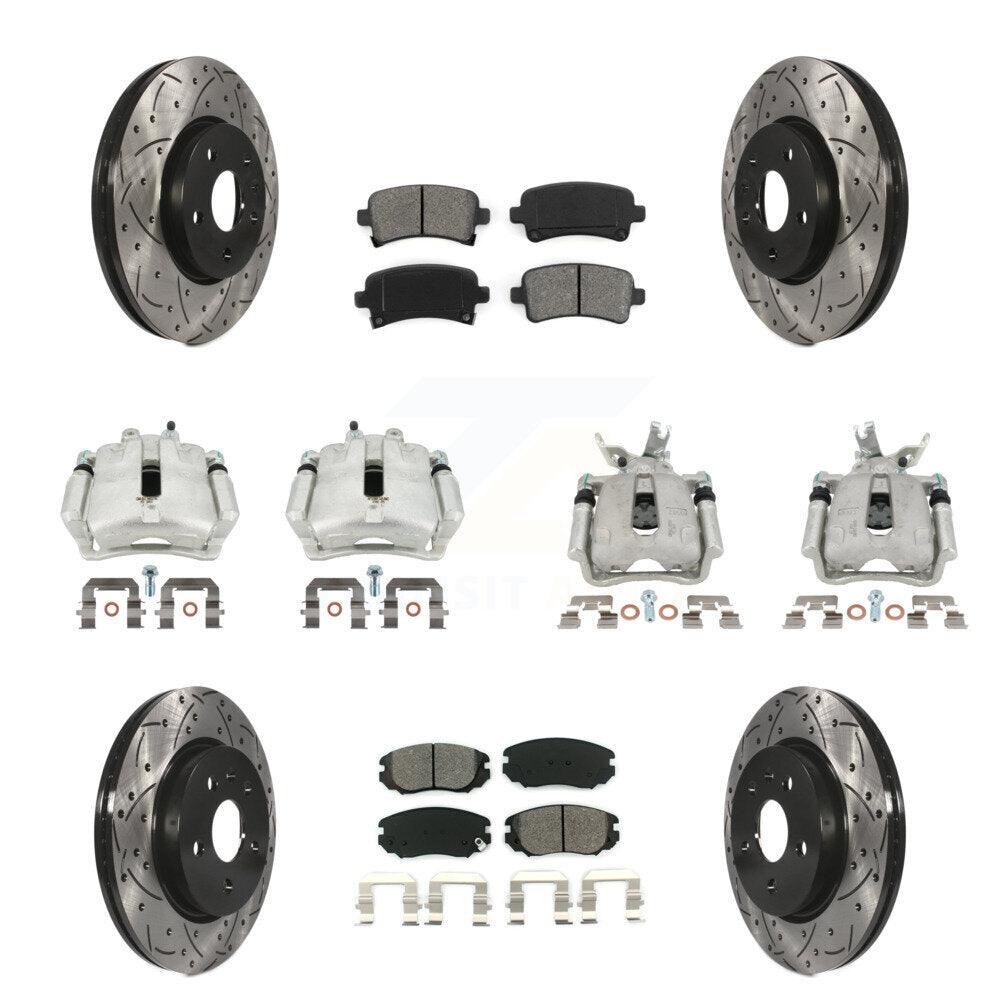 Transit Auto KCD-100251S Disc Brake Kit for 2016 Chevrolet Malibu Limited - Front and Rear product image