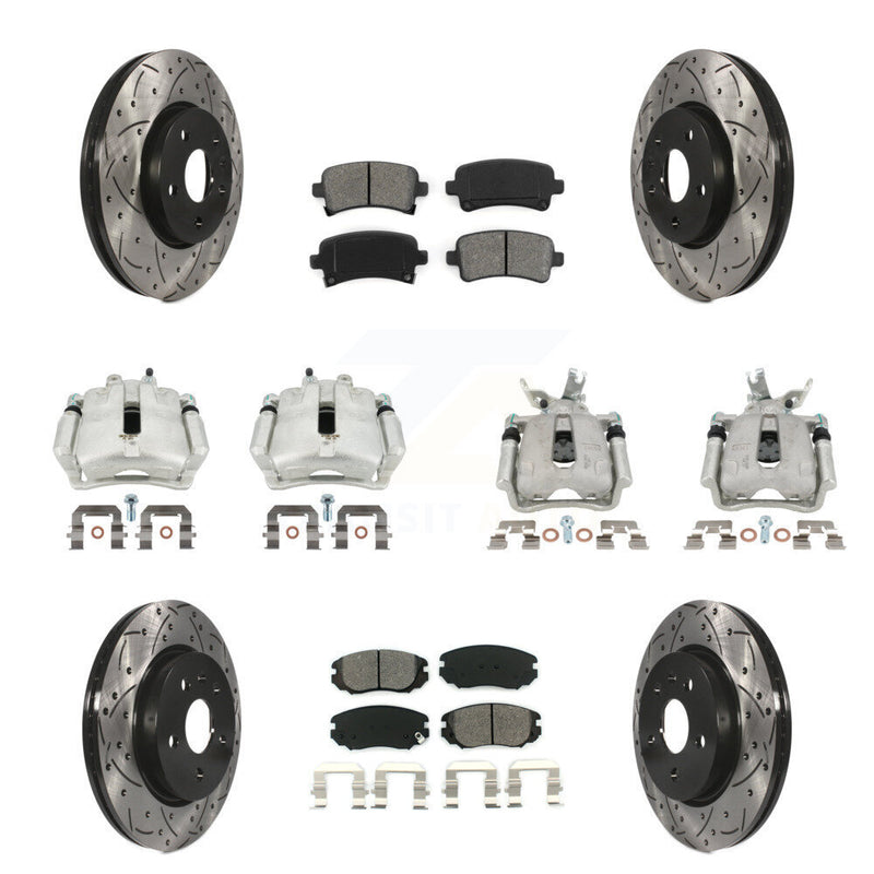 Transit Auto KCD-100251S Disc Brake Kit for 2016 Chevrolet Malibu Limited - Front and Rear product image