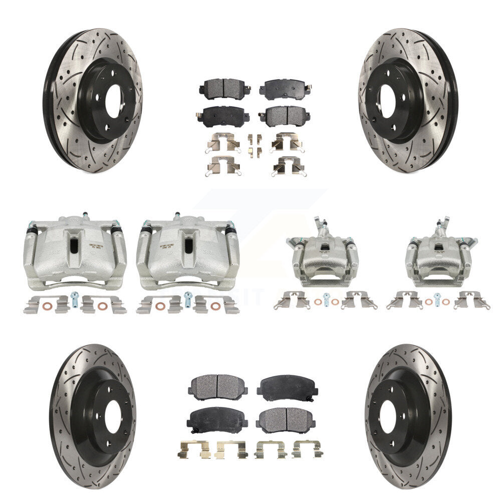 Transit Auto KCD-100251T Disc Brake Kit for 2013-2015 Mazda CX-5 - Front and Rear product image
