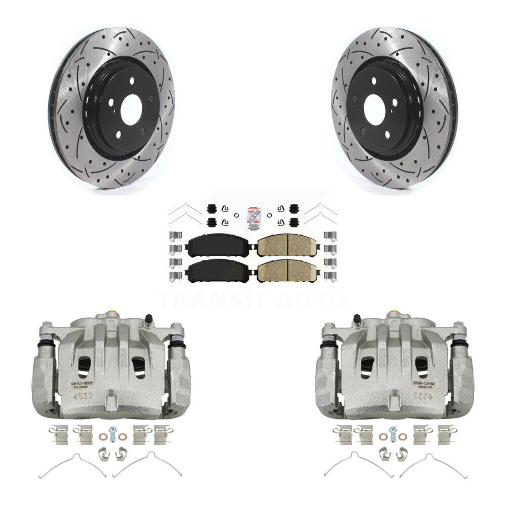 Transit Auto KCD-100252N Disc Brake Kit for 2022 Lexus NX250, Lexus NX350, Lexus NX350h - Front product image
