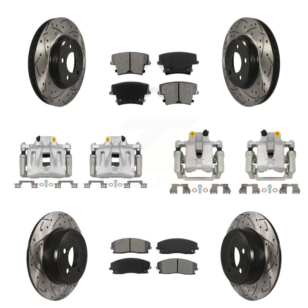 Transit Auto KCD-100252S Disc Brake Kit for 2005-2011 Chrysler 300, Dodge Challenger, Dodge Charger & more - Front and Rear product image