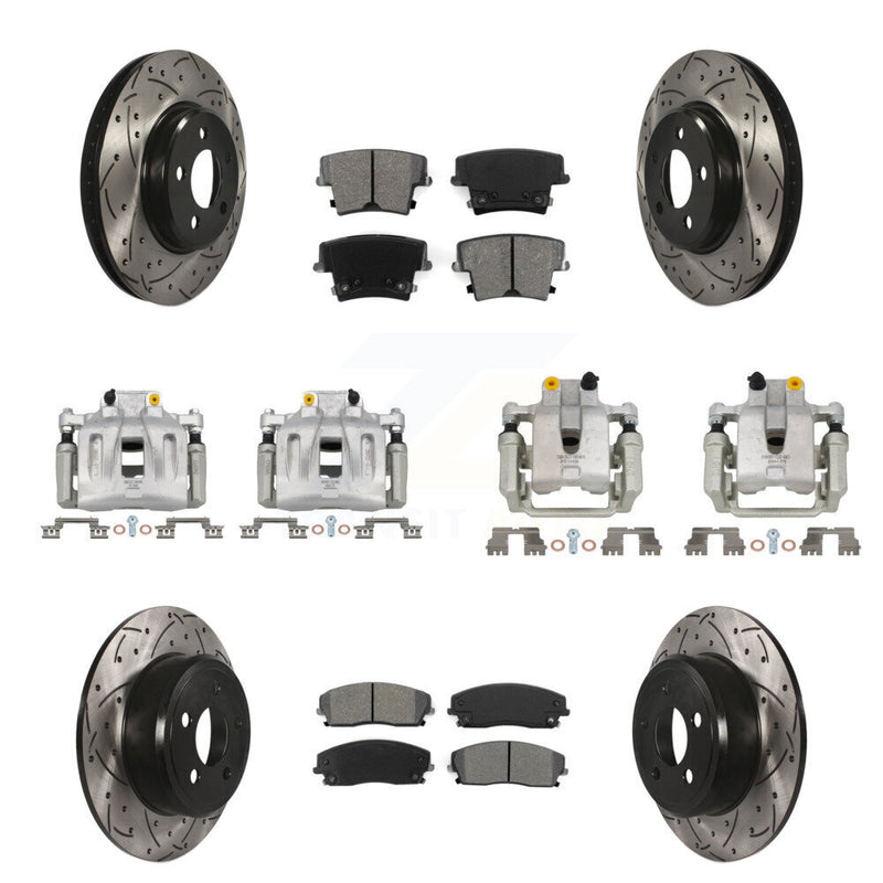 Transit Auto KCD-100252S Disc Brake Kit for 2005-2011 Chrysler 300, Dodge Challenger, Dodge Charger & more - Front and Rear product image