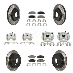 Transit Auto KCD-100253C Disc Brake Kit for 2013-2019 Nissan Sentra - Front and Rear product image