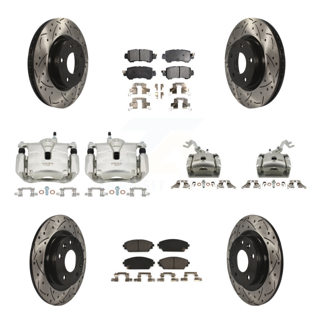 Transit Auto KCD-100253T Disc Brake Kit for 2016-2018 Mazda CX-3 - Front and Rear product image