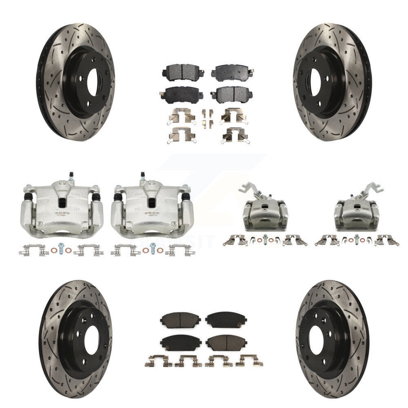 Transit Auto KCD-100253T Disc Brake Kit for 2016-2018 Mazda CX-3 - Front and Rear product image