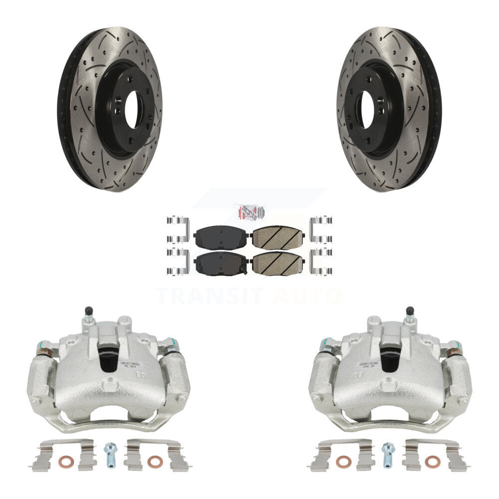 Transit Auto KCD-100254N Disc Brake Kit for 2012-2013 Kia Forte5 - Front product image