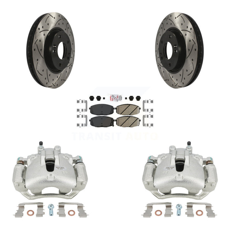 Transit Auto KCD-100255N Disc Brake Kit for 2012-2013 Kia Forte5 - Front product image
