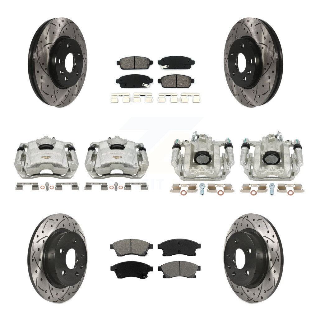 Transit Auto KCD-100255S Disc Brake Kit for 2011-2016 Chevrolet Cruze Limited, Chevrolet Cruze - Front and Rear product image