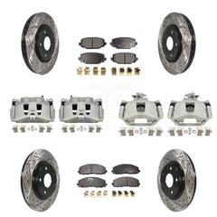 Transit Auto KCD-100256P Disc Brake Kit for 2019-2020 Dodge Grand Caravan - Front and Rear product image