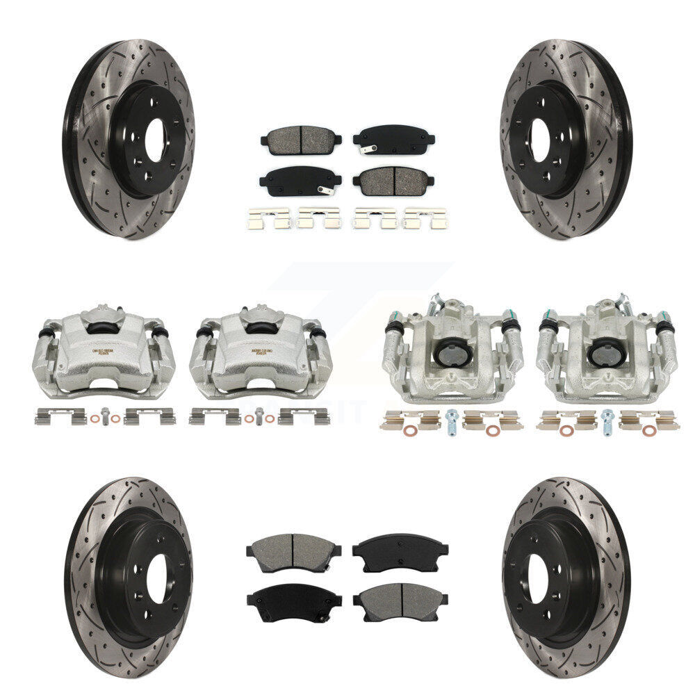 Transit Auto KCD-100256S Disc Brake Kit for 2013 Chevrolet Cruze - Front and Rear product image