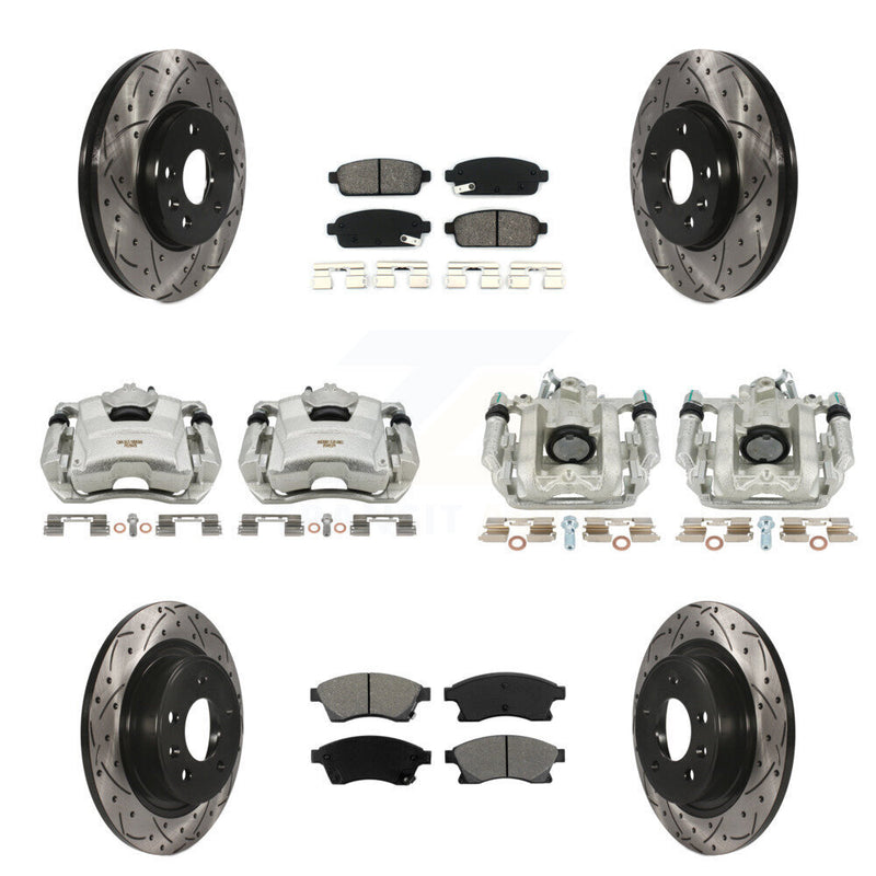 Transit Auto KCD-100256S Disc Brake Kit for 2013 Chevrolet Cruze - Front and Rear product image