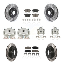 Transit Auto KCD-100257C Disc Brake Kit for 2010-2014 Honda Accord, Acura TSX - Front and Rear product image